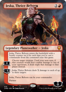 (image for) Jeska, Thrice Reborn (Borderless) (Foil)