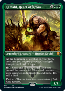 (image for) Kamahl, Heart of Krosa (Foil Etched) (Foil)