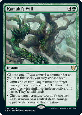 (image for) Kamahl's Will (Foil)