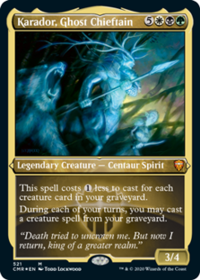 (image for) Karador, Ghost Chieftain (Foil Etched)