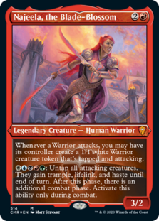 (image for) Najeela, the Blade-Blossom (Foil Etched)