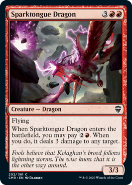 (image for) Sparktongue Dragon (Foil)