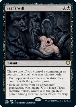 (image for) Szat's Will (Foil)