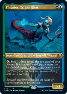 (image for) Thrasios, Triton Hero (Foil Etched) (Foil)