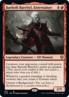 (image for) Baeloth Barrity, Entertainer (Foil)