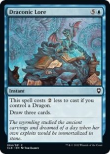 (image for) Draconic Lore (Foil)