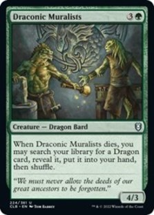 (image for) Draconic Muralists (Foil)