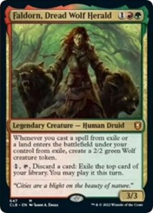 (image for) Faldorn, Dread Wolf Herald (Foil)