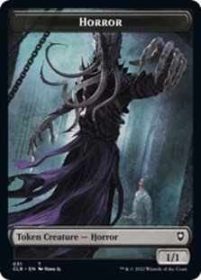 (image for) Horror // Eldrazi Horror Double-sided Token