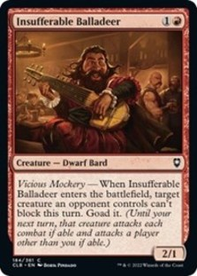 (image for) Insufferable Balladeer (Foil)