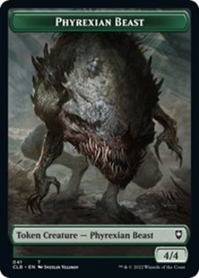 (image for) Phyrexian Beast // Wurm Double-sided Token