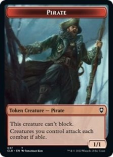 (image for) Pirate // Goblin Double-sided Token