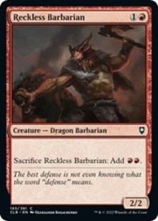 (image for) Reckless Barbarian (Foil)