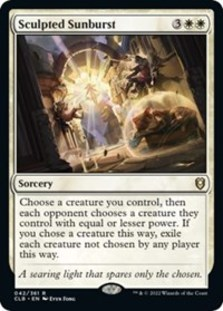 (image for) Sculpted Sunburst (Foil)