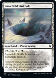 (image for) Snowfield Sinkhole