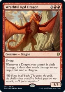 (image for) Wrathful Red Dragon (Foil)