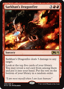 (image for) Sarkhan's Dragonfire