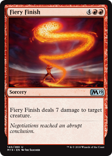 (image for) Fiery Finish (Foil)