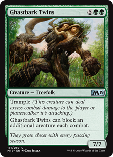 (image for) Ghastbark Twins (Foil)