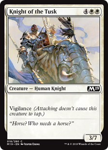 (image for) Knight of the Tusk (Foil)
