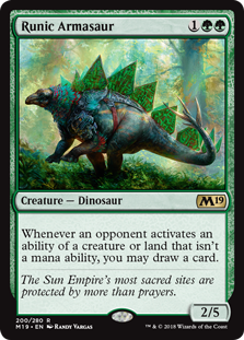 (image for) Runic Armasaur (Foil)