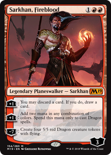 (image for) Sarkhan, Fireblood (Foil)