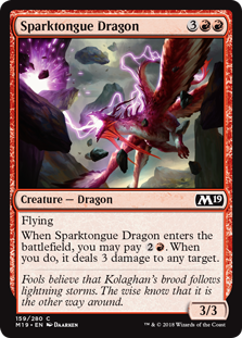 (image for) Sparktongue Dragon (Foil)