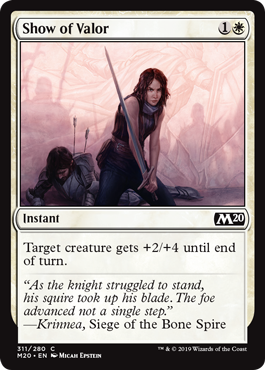 (image for) Show of Valor