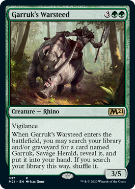 (image for) Garruk's Warsteed