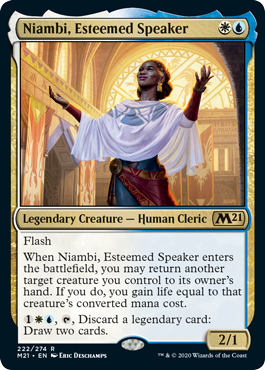 (image for) Niambi, Esteemed Speaker