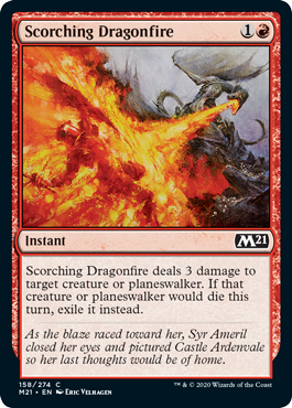 (image for) Scorching Dragonfire (Foil)