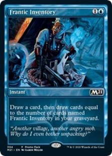 (image for) Frantic Inventory (Foil)