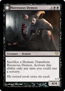 (image for) Ravenous Demon // Archdemon of Greed (Foil)