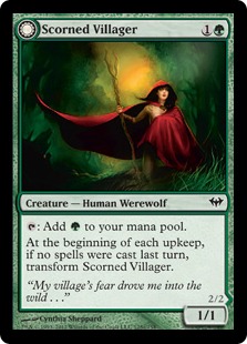 (image for) Scorned Villager // Moonscarred Werewolf