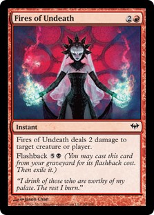 (image for) Fires of Undeath (Foil)