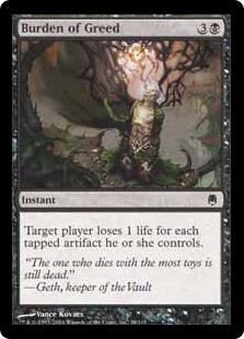 (image for) Burden of Greed (Foil)