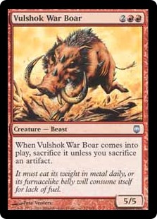 (image for) Vulshok War Boar (Foil)