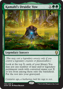 (image for) Kamahl's Druidic Vow
