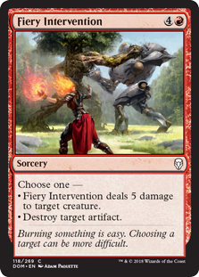 (image for) Fiery Intervention (Foil)