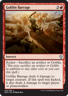 (image for) Goblin Barrage (Foil)