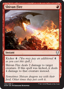 (image for) Shivan Fire (Foil)