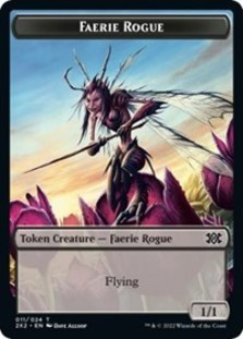 (image for) Faerie Rogue // Monk Double-sided Token