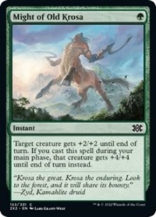 (image for) Might of Old Krosa (Foil)