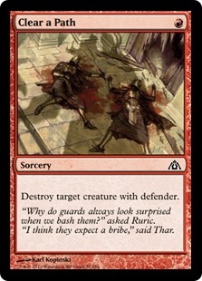 (image for) Clear a Path (Foil)