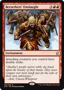 (image for) Berserkers' Onslaught (Foil)