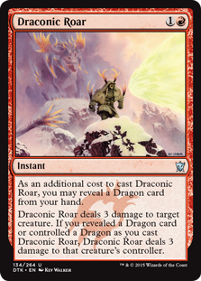 (image for) Draconic Roar (Foil)