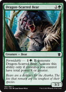 (image for) Dragon-Scarred Bear (Foil)