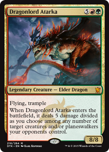 (image for) Dragonlord Atarka (Foil)