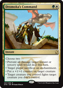 (image for) Dromoka's Command (Foil)