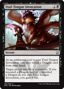 (image for) Foul-Tongue Invocation (Foil)